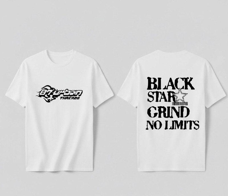 BLACK STAR  NO LIMIT T-SHIRT