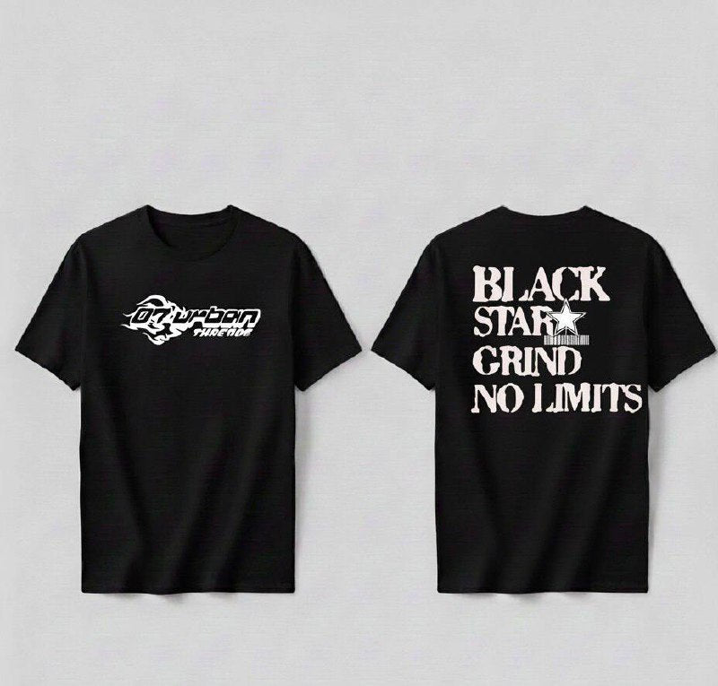 BLACK STAR  NO LIMIT T-SHIRT