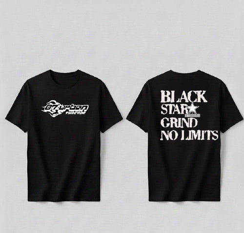 BLACK STAR  NO LIMIT T-SHIRT