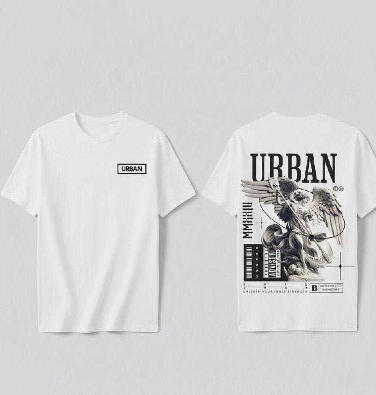 BLACK STAR  URBAN ANGEL T-SHIRT